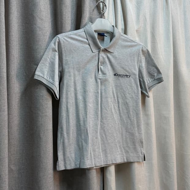 [95] 디스커버리 그레이 반팔 폴로티셔츠