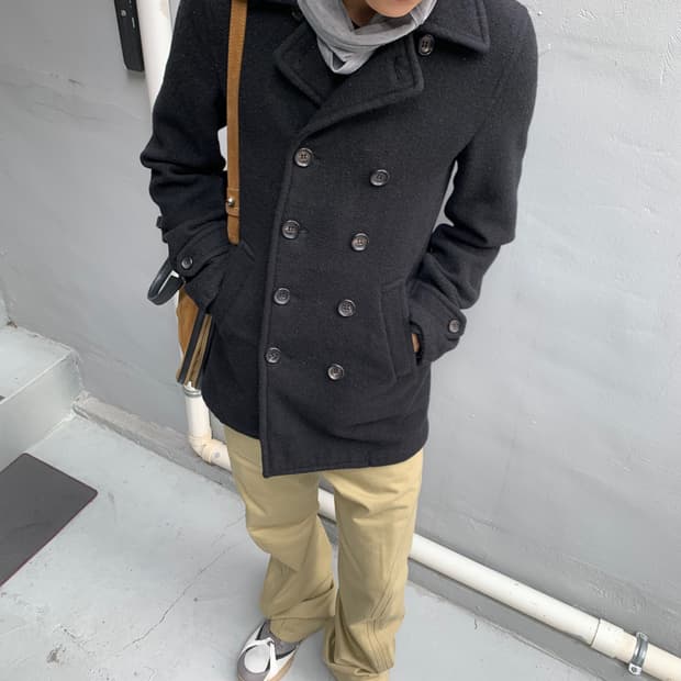 꼼데가르송 h&m 더플 코트