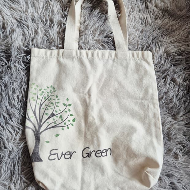 에버그린 토트백