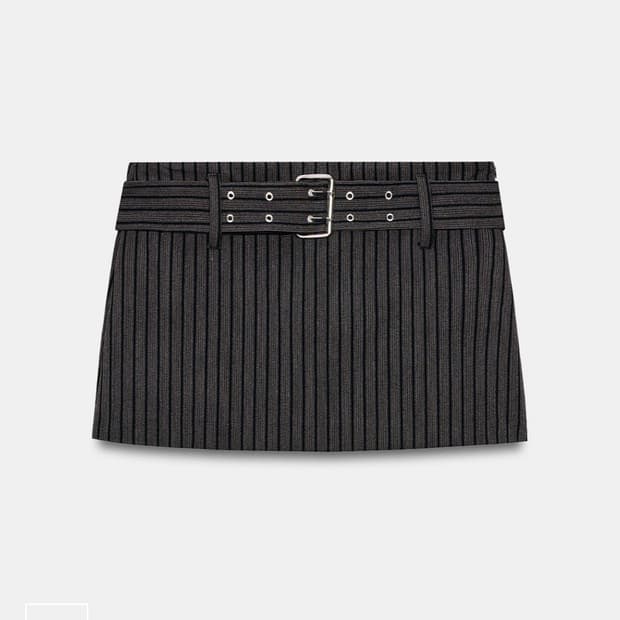 자라 벨트 스커트 팬츠