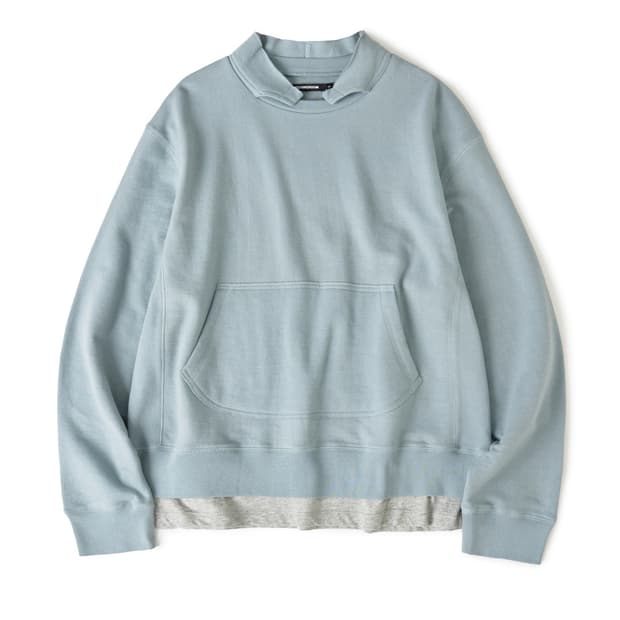 [4] 해칭룸 overlay 오버레이 스웻셔츠 블루 그레이