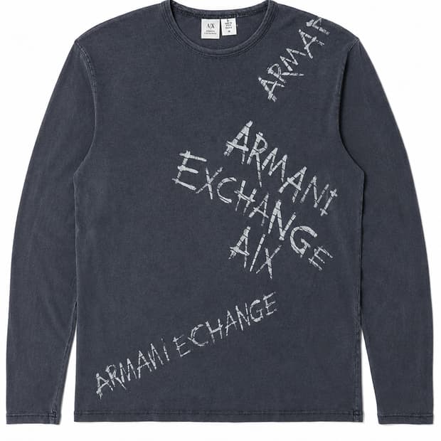 ARMANI EXCHANGE L 사이즈 긴팔 티셔츠