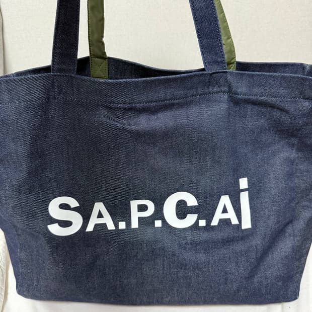 APC SACAI 아페쎄 사카이 콜라보 토트백