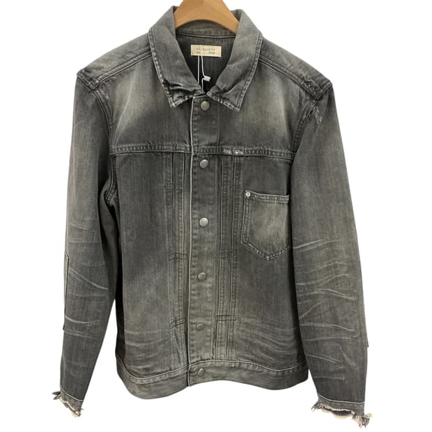 올세인츠 데님 디스트레스드 자켓