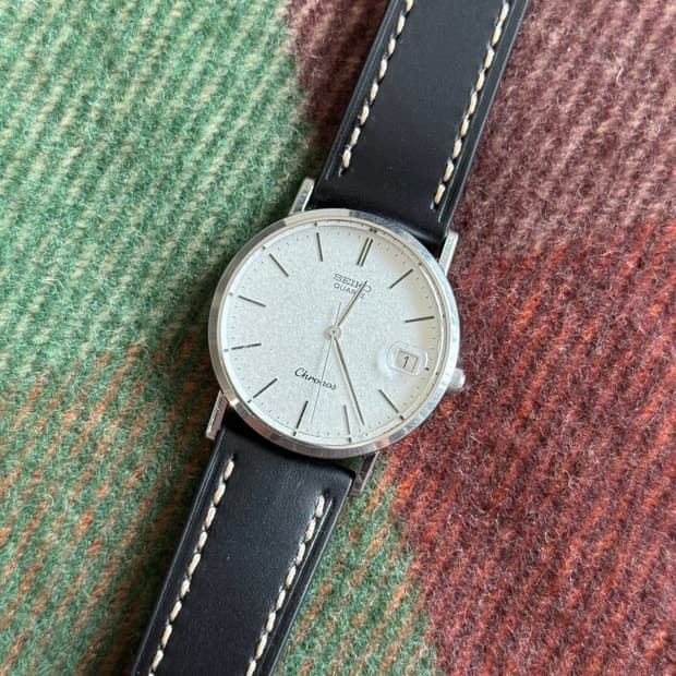 80s Seiko Chronos quartz