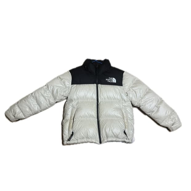 노스페이스 에코눕시 아이보리 크림 패딩