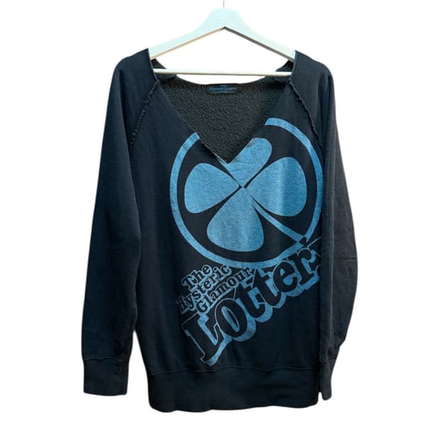 00s 히스테릭 글래머 lottery long sleeve