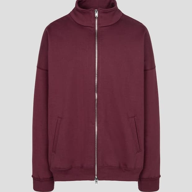 마크웨어 트랙 재킷 휴지 와인