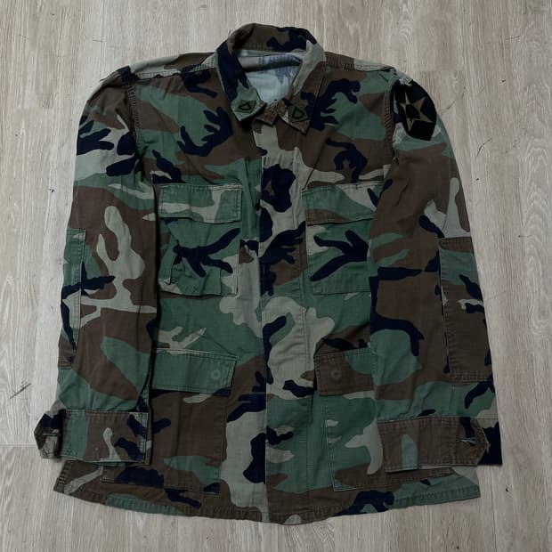 미군 밀리터리 우드랜드 BDU 전투복 자켓 M/95