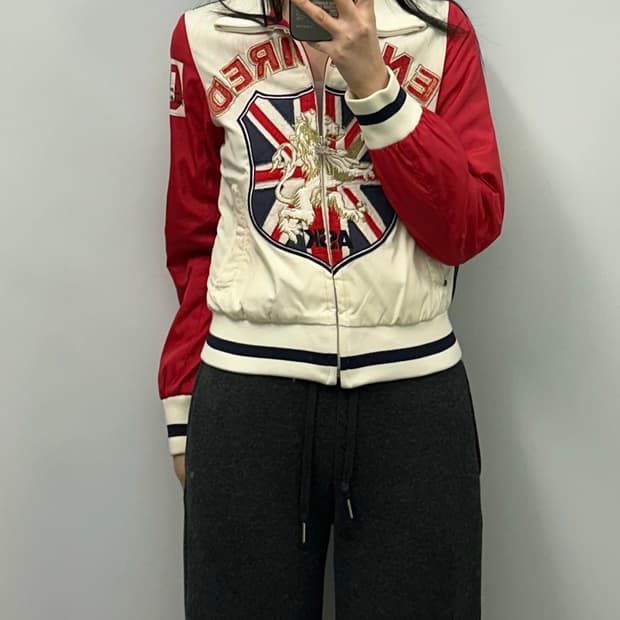 Ask y2k 와투케 새틴 바람막이