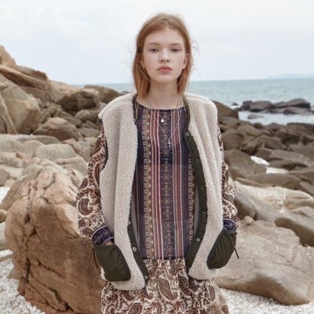 위메농 페이즐리 원피스