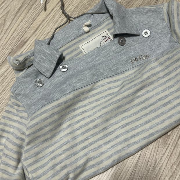 cos by 스트라이프 7부 긴팔티