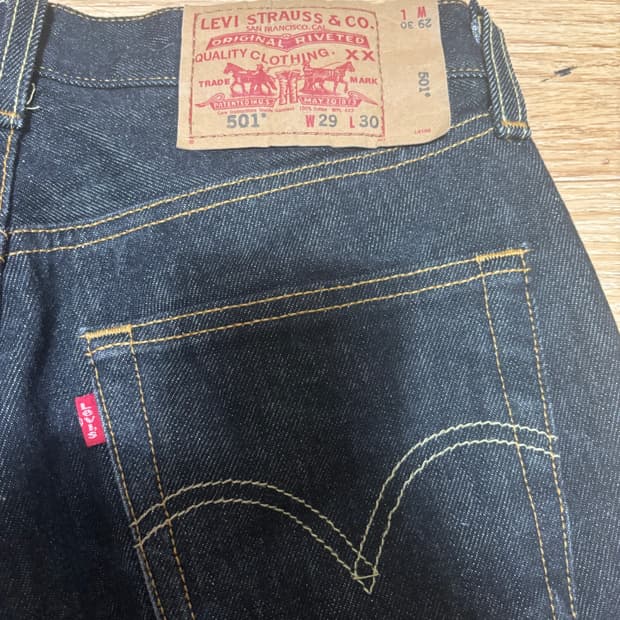 리바이스 501 청바지 W29