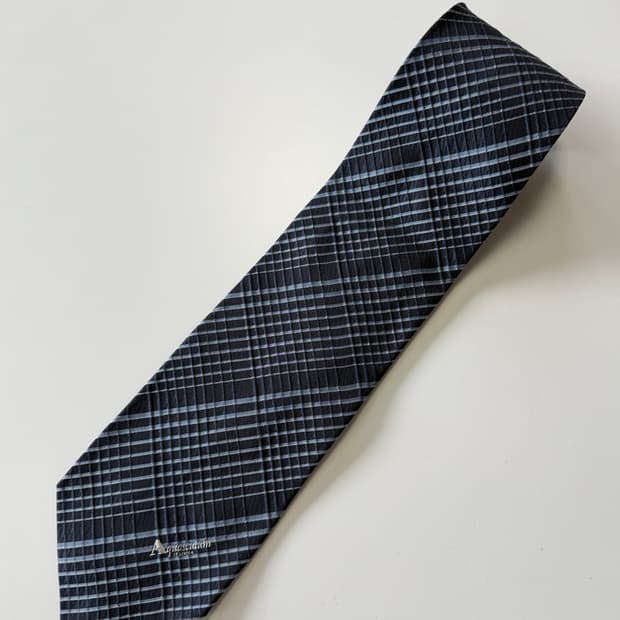 아쿠아스큐텀(Aquascutum) 실크 넥타이 9.5cm
