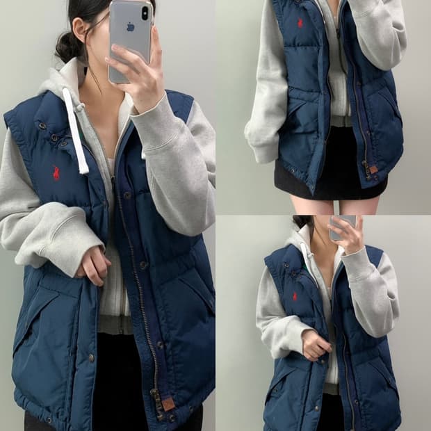 폴로 조끼 패딩