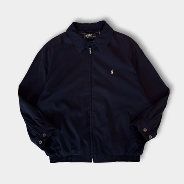 폴로 랄프로렌 루즈핏 폴리쉘 딥네이비 바이 스윙 자켓