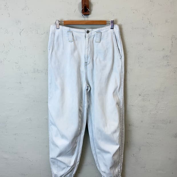 폴로랄프로렌 테이퍼드 연청 데님 팬츠