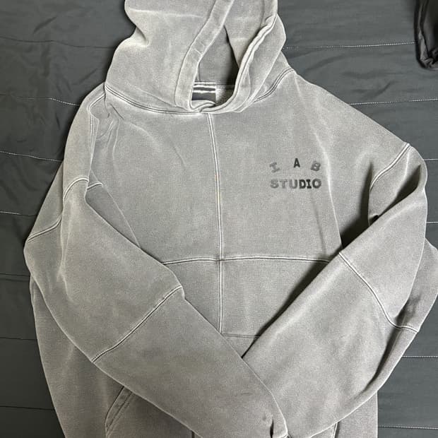 아이앱 스튜디오 블록 피그먼트 후드 M