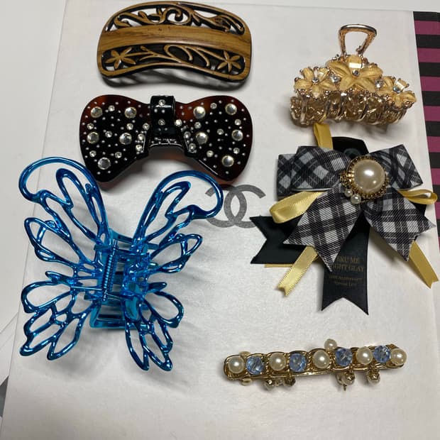 헤어 핀 클립 일괄