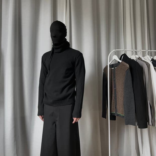 라프시몬스 19aw 터틀넥 니트