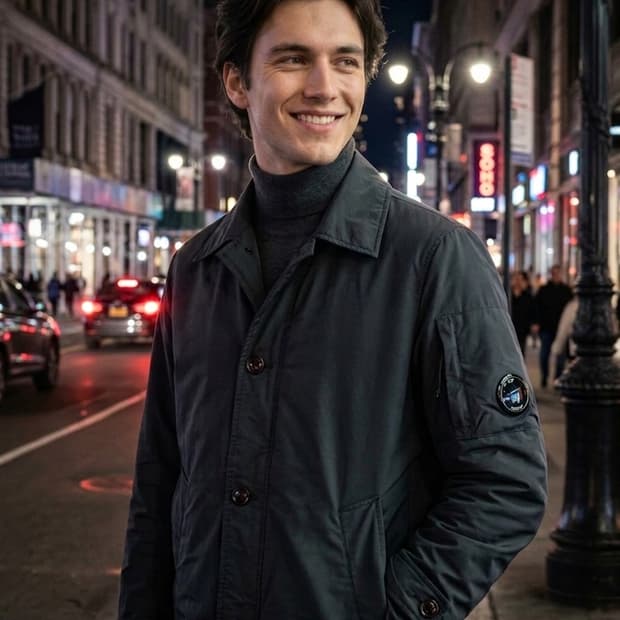 [정품] CP 컴퍼니 마이크로-M 구스다운 렌즈 싱글 코트