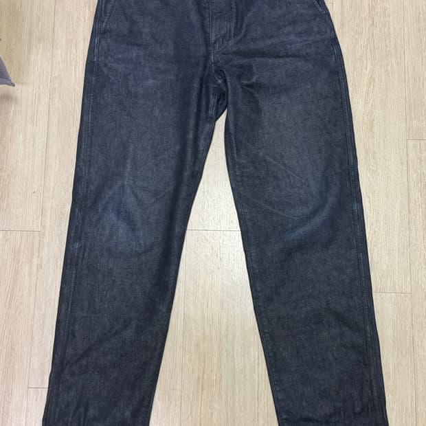 포터리 와이드 데님 원워시드 블루 3사이즈