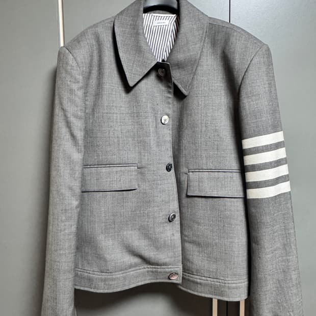 [정품/국내 매물 1개] 톰브라운 4-bar 방탄 진 자켓