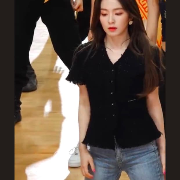 [레벳- 아이린 착용]알렉산더왕 반팔 트위드