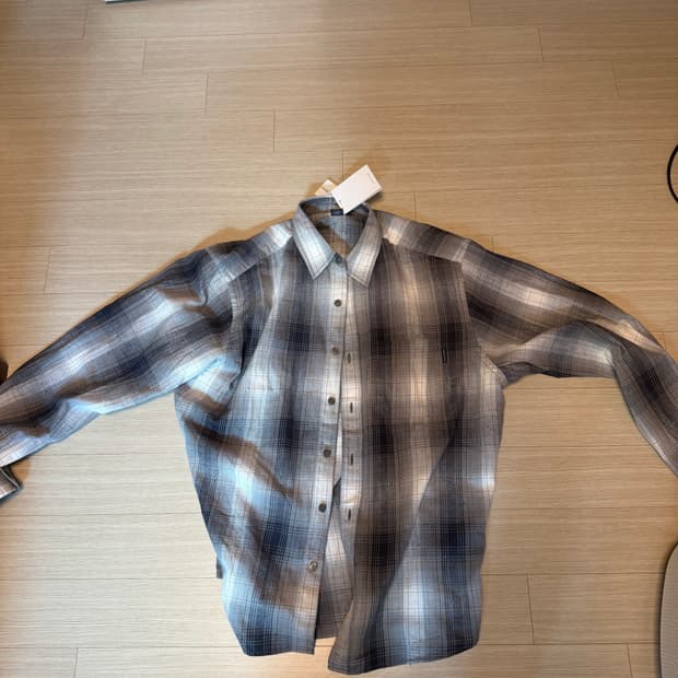 디스이즈네버댓 넵 쉐도우 체크셔츠 m