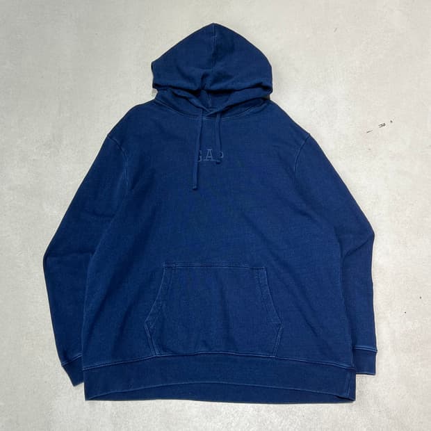 갭 로고자수 후드티 s09944