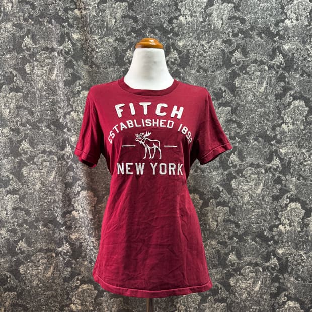 abercromdie 아베크롬비 자수로고  반팔