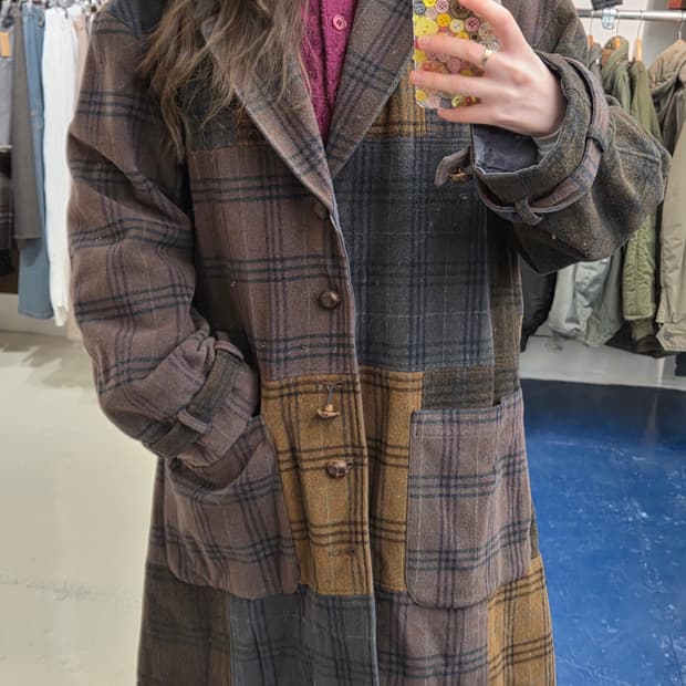 Nature Trail Japan 리버시블 우드버튼 코트