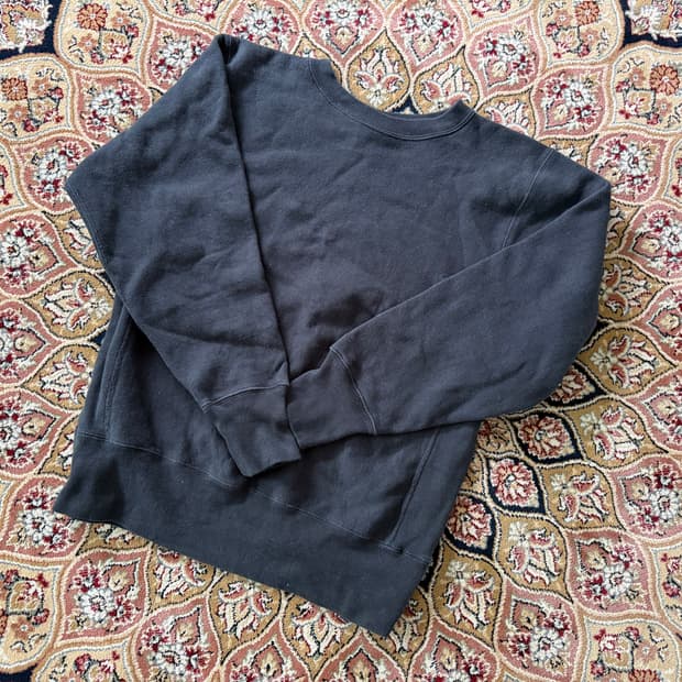 일본매장판 챔피온 리버스위브 맨투맨 L 블랙