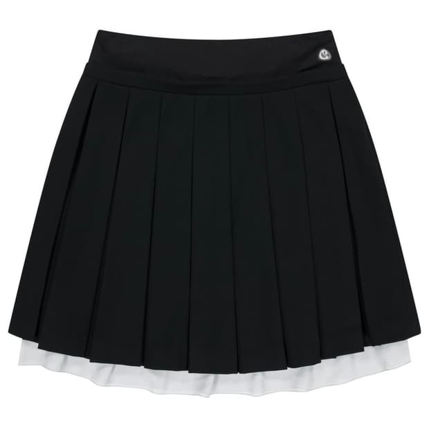 코이세이오 더블 플리츠 블랙 스커트 사이즈0