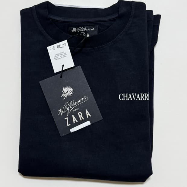 윌리차바리아 자라 반팔 블랙,네이비