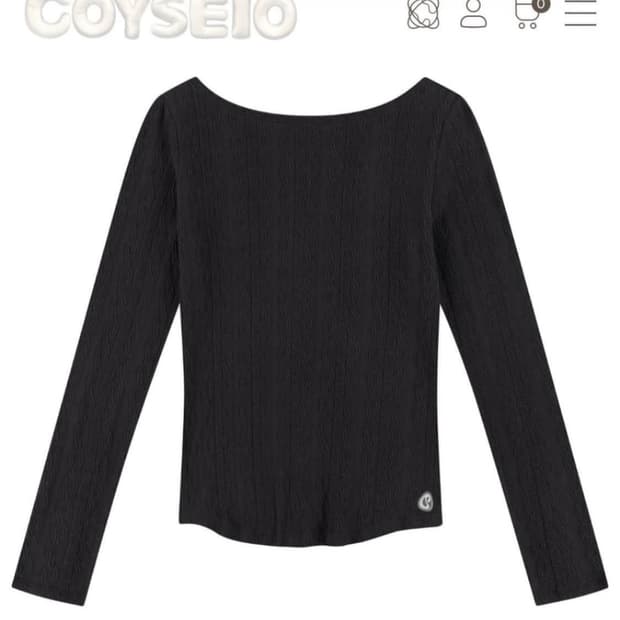 코이세이오 투웨이 롱슬리브 차콜