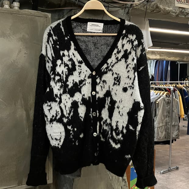 노매뉴얼 니트 가디건 M 블랙  #csz2527