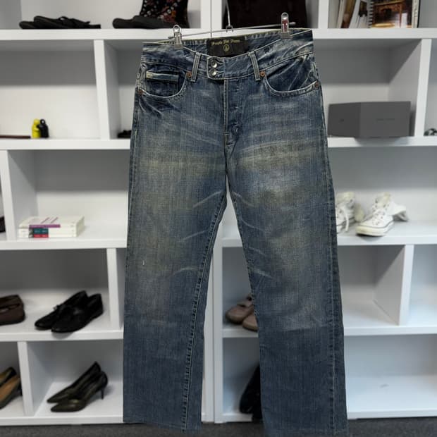 people 4 peace 데님 팬츠