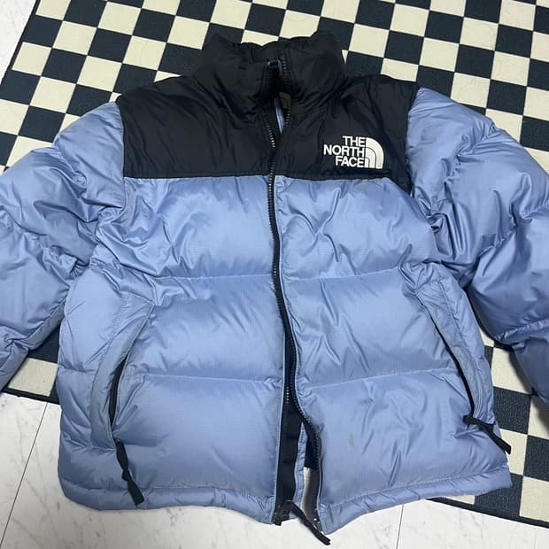 W노스페이스 1996 레트로 눕시 자켓 포크 블루 패딩 숏패딩