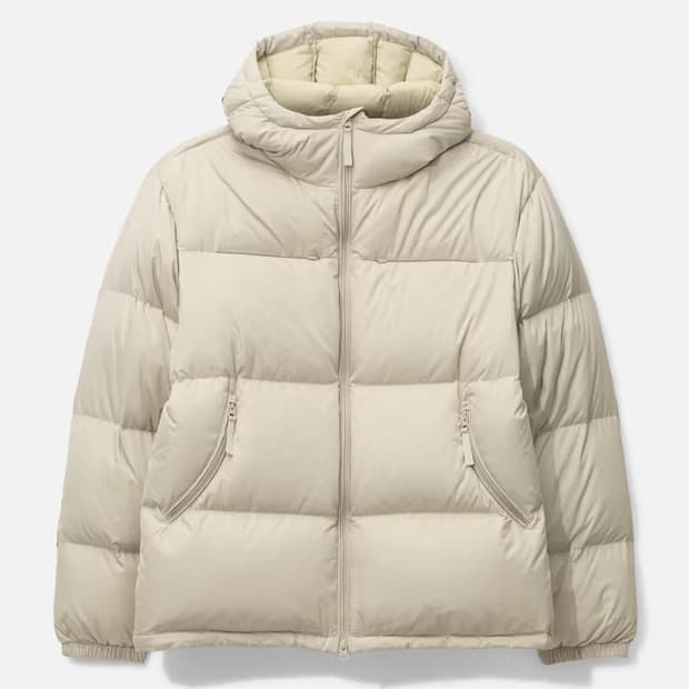하이킹패트롤 덕다운 패딩 자켓 베이지