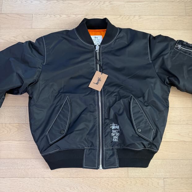 스투시 빌트 봄버 자켓