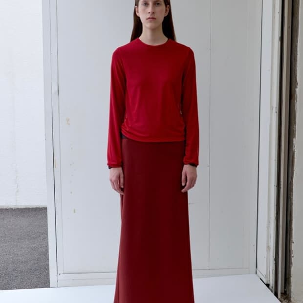 pica JACQUARD BACK BANDING MAXI SKIRT