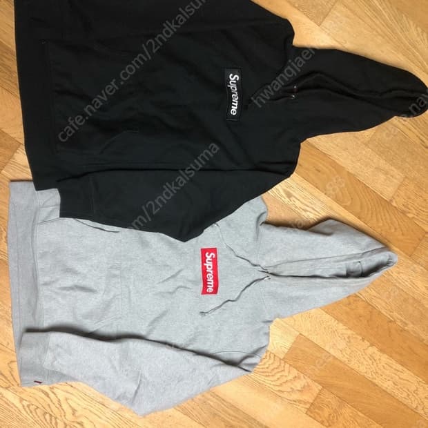 박스로고 후드 회+검 일괄 판매