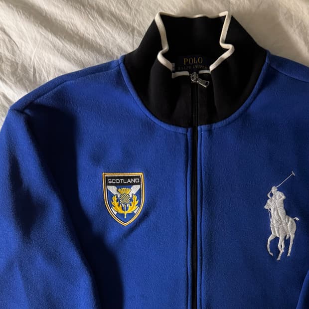 폴로 빅포니 스코틀랜드 집업 XL