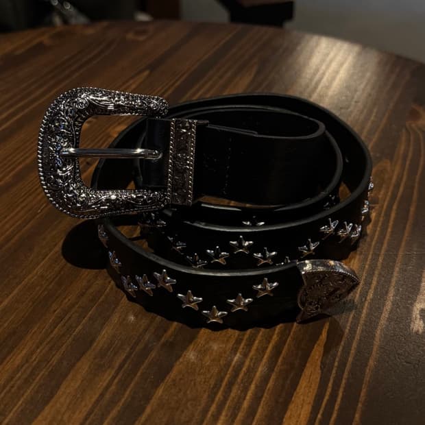 빈티지 별 웨스턴 벨트 새상품