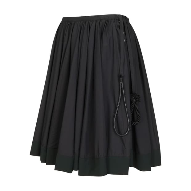 키야기 Vasram Panel Skirt - taupe/black