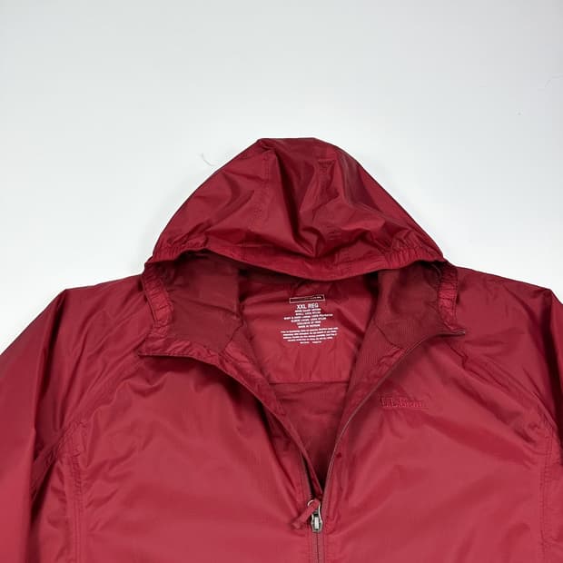 L.L.Bean 엘엘빈 풀오버 레드 바람막이 자켓 (XXL)