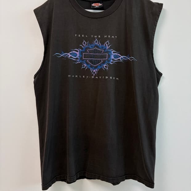 [MADE IN USA] 아카이브 할리데이비슨 빈티지 슬리브리스 민소매