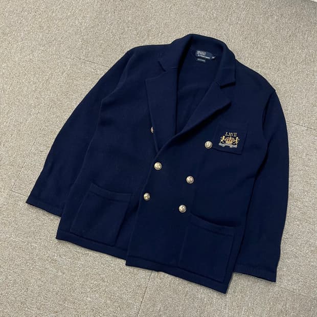 폴로 랄프로렌 90‘s 금장 울 블레이저