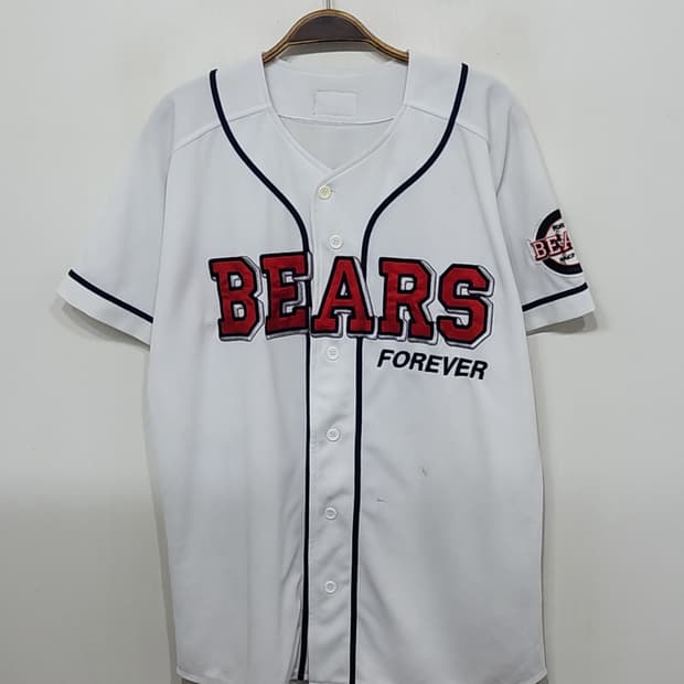 (L) 두산베어스 야구져지 반팔 주훈 마킹 유니폼 